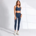 Fitness Clothing Wholesale Women Fitness Apparel Clothing Yoga Pants And High Impact Sports Bra Suit Active Wear Yoga Sets