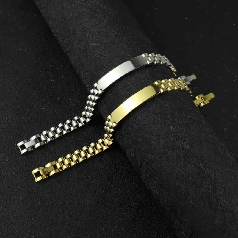 Custom Text Name Jewelry Bracelet Stainless Steel