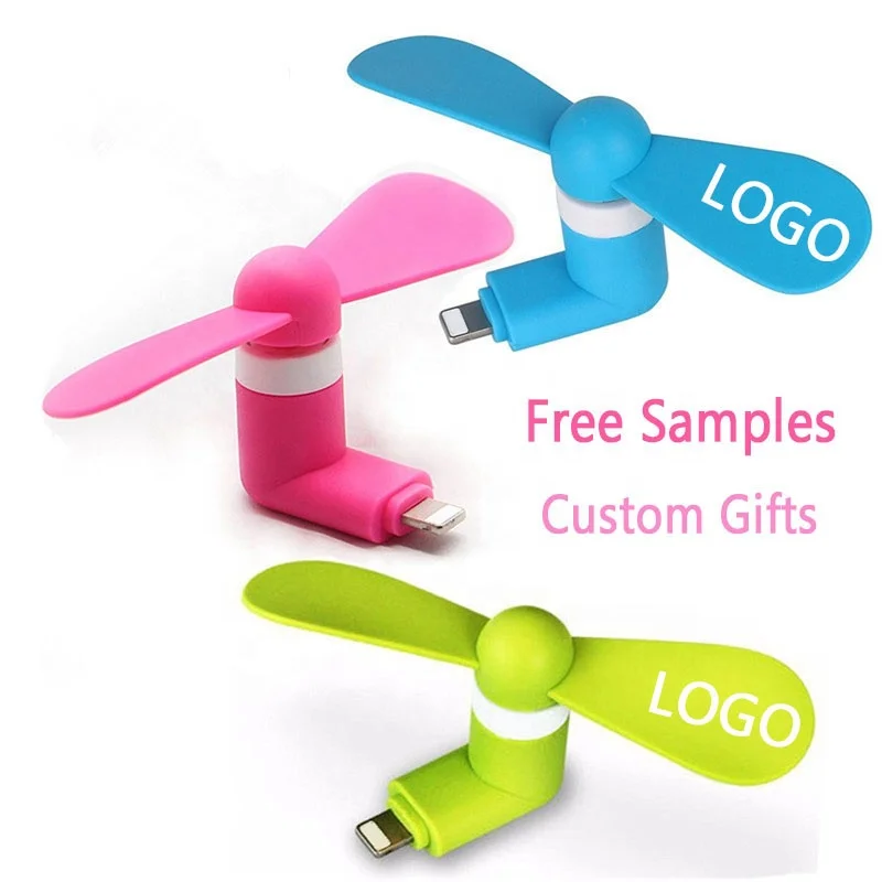 Customizable Usb Mini Fan For Iphone And Android Type C Personalized 3
