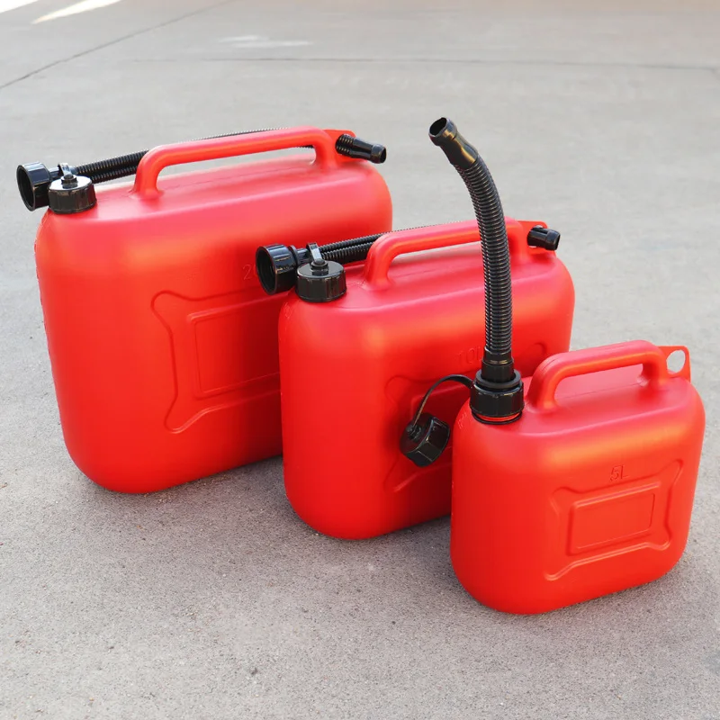 Green Military Gas Petrol Fuel Container. Jerry Can Stock Photo