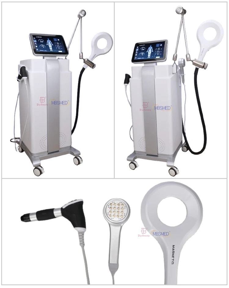 Clinic Use Focused Shockwave Physio Magneto Therapy Machine for Physiotherapy and Rehabilitation