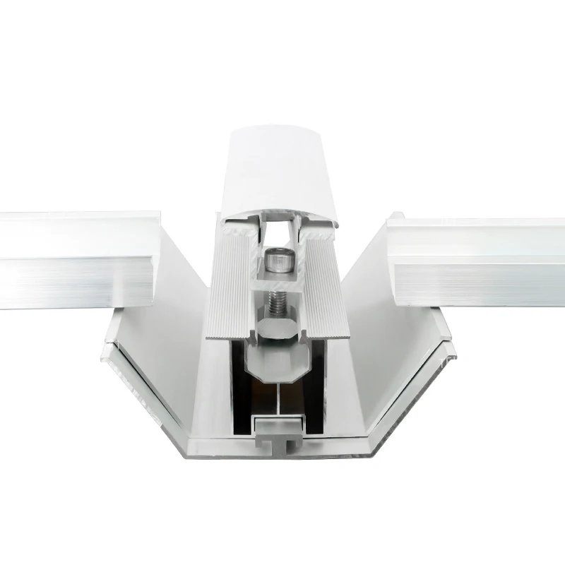 Easy Installation Rails Ground Mounting Kit Aluminum Mounting Rails for Solar Panels Solar Panel Mounting Rails on Metal Roof