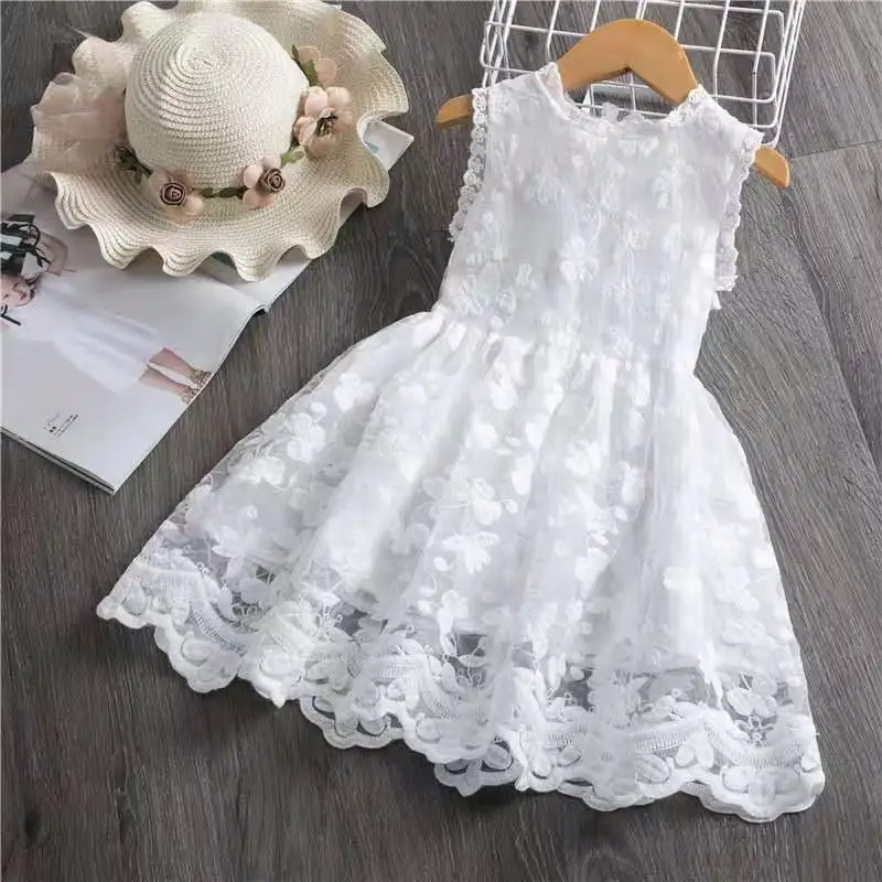 Nuevos Diseños De Vestido De Encaje Para Niñas Flores Blancas - Buy Vestido De Encaje Para De Niña De Flores De Encaje Blanco,Patrones De Vestido De Niña De Flores Product