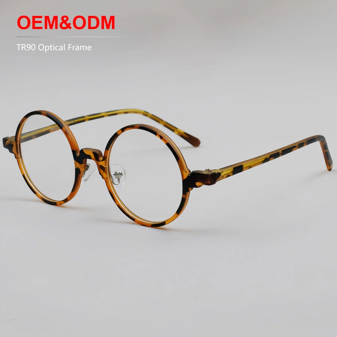 Korean Retro Eyebrows Half Frame Myopia Eyewear for Adults