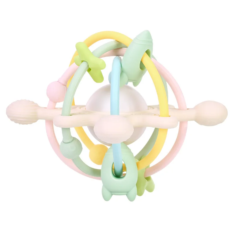 Wholesale Newborn Baby Teething Teether Toy Hot Manhattan Hand Grabbing