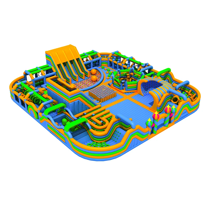Top Quality Inflatable Amusement Park Inflatable Play Center Inflatable Playground with Big Ball Pit Slide for Outdoor n Indoor