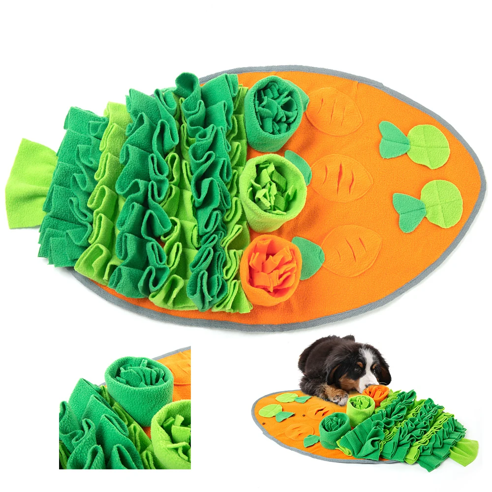 Dog Washable Pet Sniffing Lick Pad Dog Slow Feeding Mat Snuffle Mat For Dogs