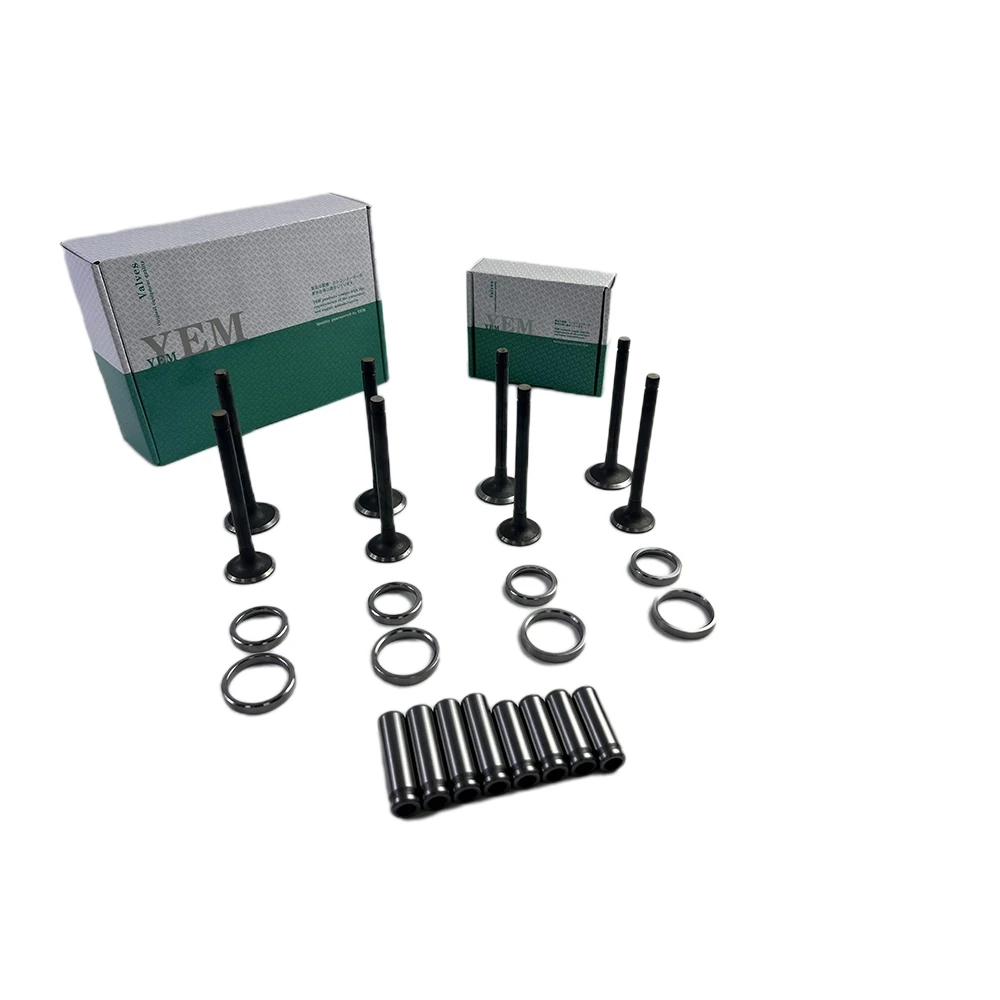 4TNE86 Intake and Exhaust Valve Guide Seat Kit for Yanmar Genuine Engine Parts