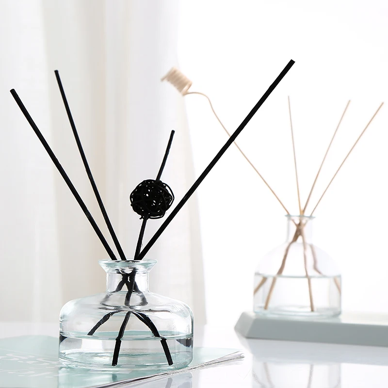 Grosir Botol Kaca Bayonet Bening Setengah Lingkaran Botol Reed Diffuser Kustom