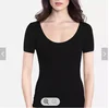 Scollo rotondo da donna nero
