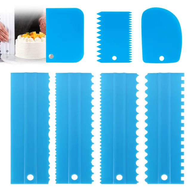 Baking Tools Plastic Butter Scraper Cake Dough Cutting Knife Baking Tools