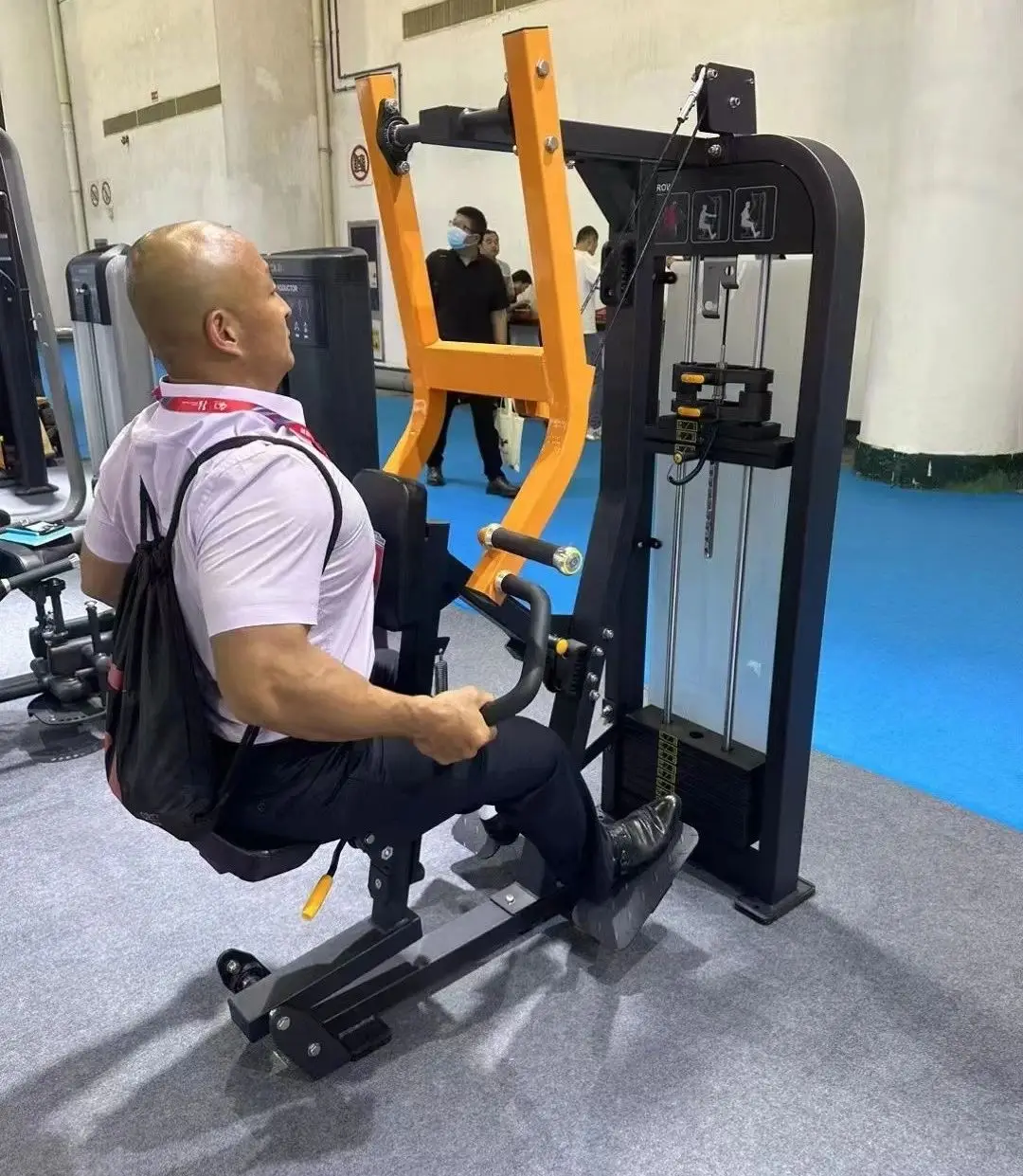 MND Strength Training Workout Commercial Gym Equipment Pin Loaded Weight Selected Seated Rowing for Sale