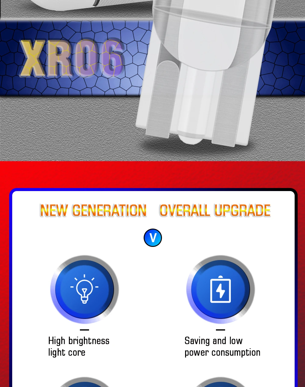 TECH-KING Newest 12V 24V W5W Led T10 Car Light COB Glass 6000K White Yellow Auto License Plate Lamp Dome Light Reading DRL Bulb