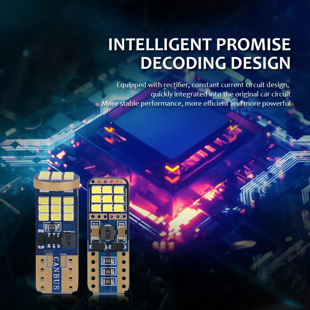 W5w Led T10 Led Bulbs Canbus 27smd 2016 For Car Parking Position Lights