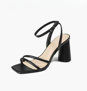 Women's High Heels Slip-On Open Toe Dressy Sexy Sandals Flower Ankle Strap Stilettos Bridal Shoes Pointed Toe Platform Weddings