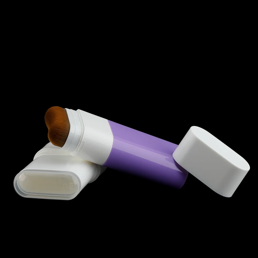 TB206 20gm Empty Twist-up Rotating Brush Stick Container Solid Fragrance Sunscreen Cream Blush Stick Long Lasting Deodorant Container