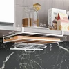 Cutting Board Pot Cover Storage Rack