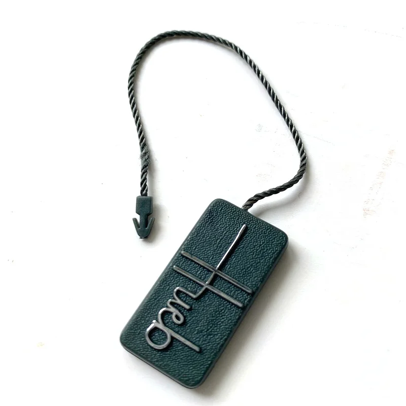 Customize Embossed Name Logo Authenticity Watch Shoes Lock Hang Tags Security String Seal Jewelry Plastic Sustainable Shoes HIP