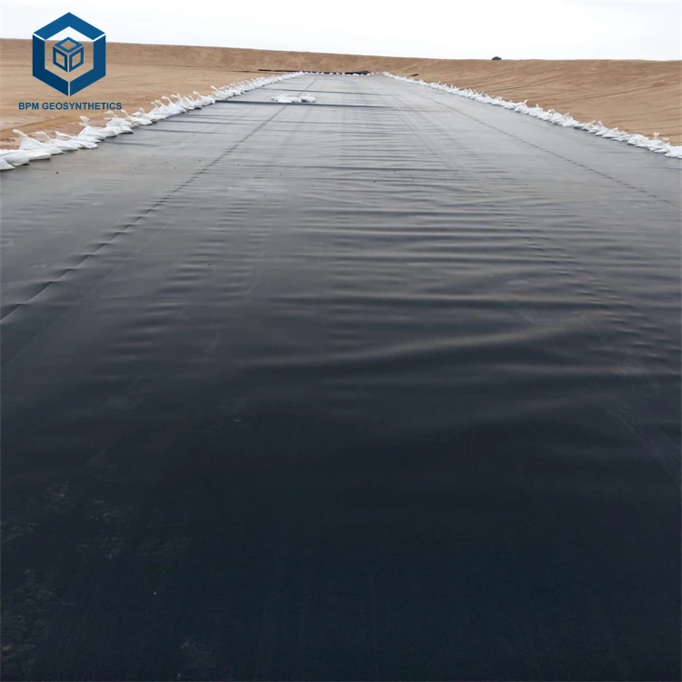 HDPE Geomembrane Pond Liner 1.5mm Waterproof Plastic for Mining in the Philippines Materials PVC EPDM Polyethylene LLDPE EVA PP
