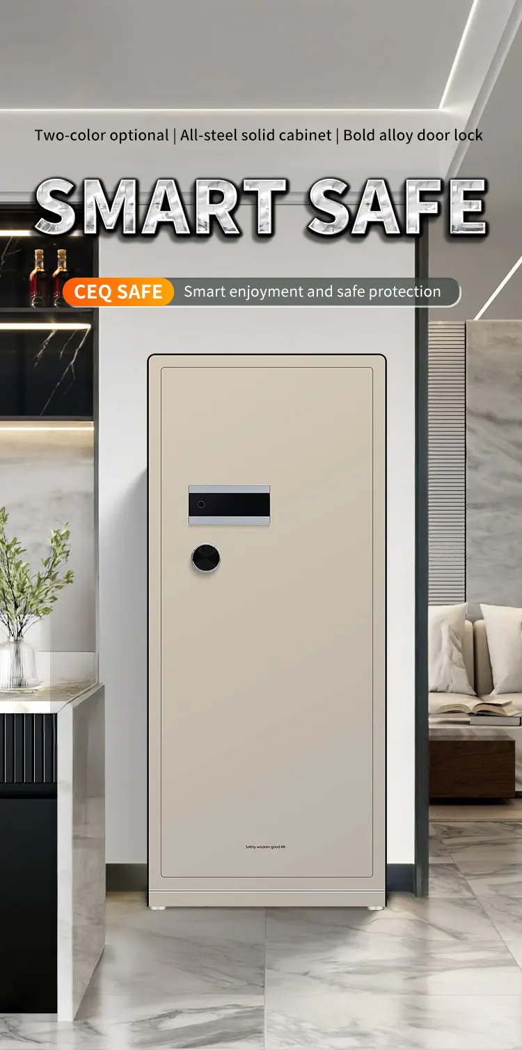 CEQSAFE Security Digital Electronic Safe Box Steel Household Safe with Fingerprint Lock for Home Storage supplier