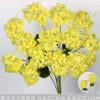 Elegant yellow 2-headed angel hydrangea
