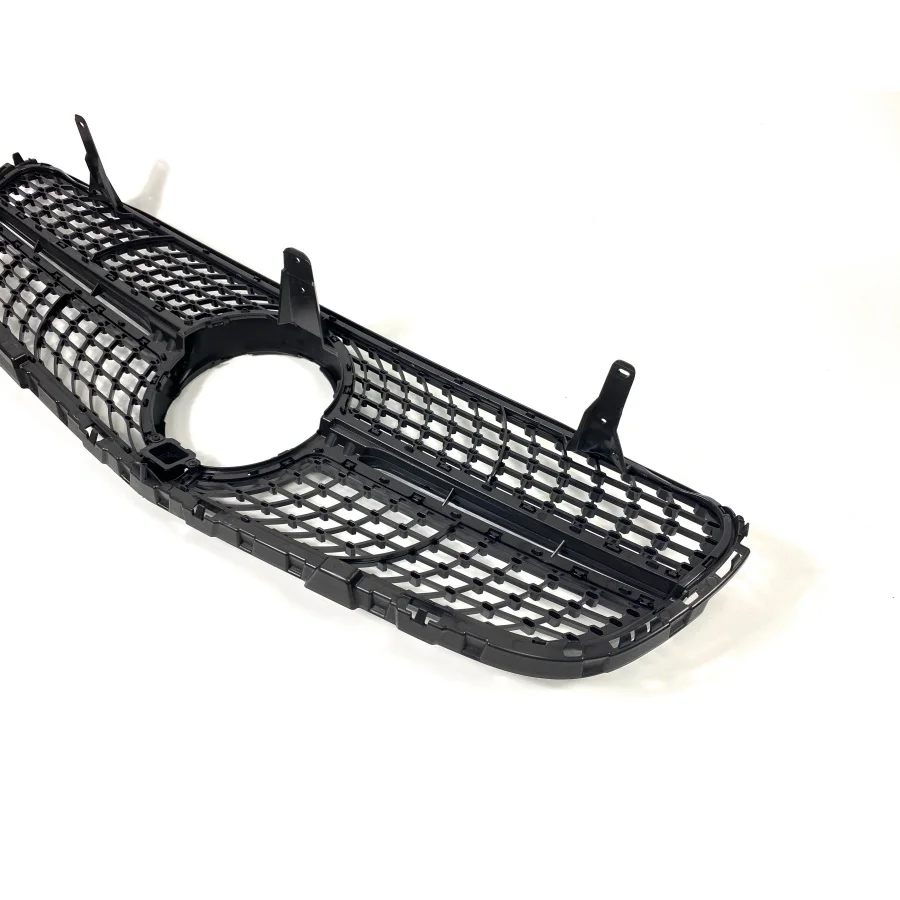 product tiypeor car diamond front bumper grille abs mesh grille with camera for mercedes benz x253 2016 -4