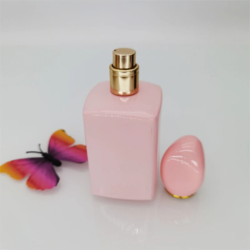 Wholesale Custom 50ml Luxury Empty Eco Friendly square  Perfume Bottle Refillable Perfume Bottles High Quality Spray Perfume