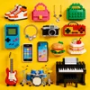 Bloques de construcción personalizados Artículos de uso diario y artículos de moda