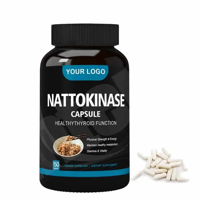 OEM organic serrapeptase nattokinase supplements enzymes Capsules nattokinase