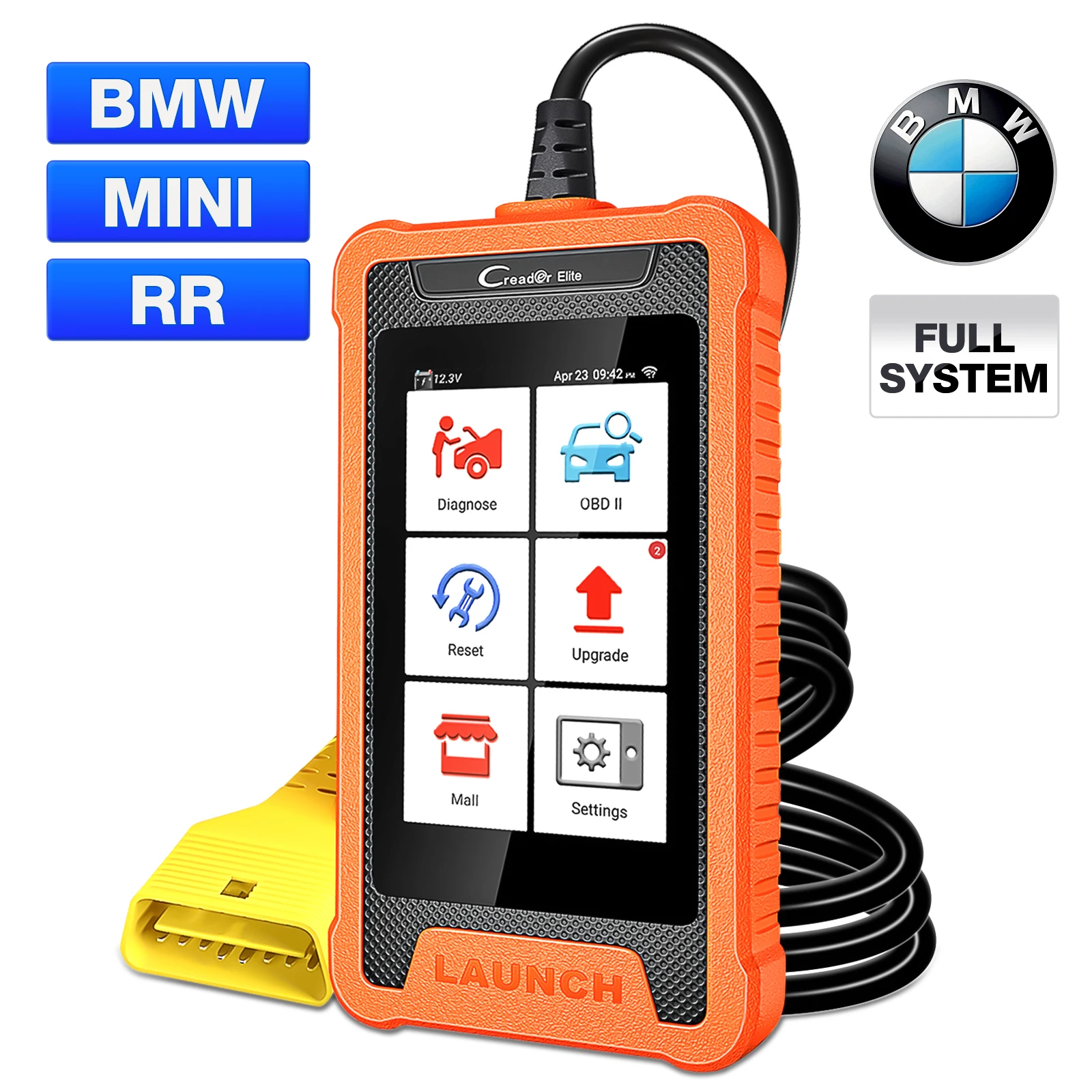 LAUNCH X431 Creader Elite Car Diagnostic Tools OBD2 Scanner