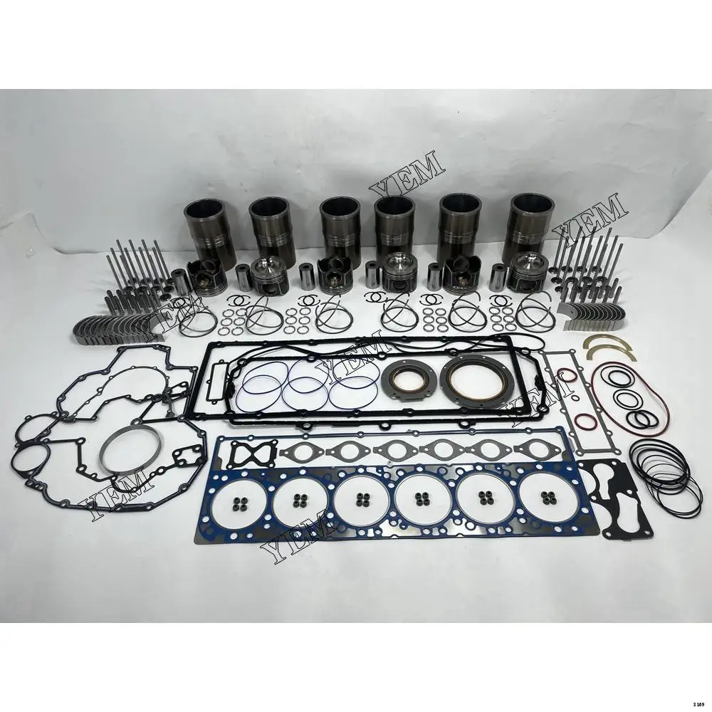 C13 Overhaul Kit With Bearings Piston Rings Engine Valve Full Gasket Set Liner Kit for Caterpillar