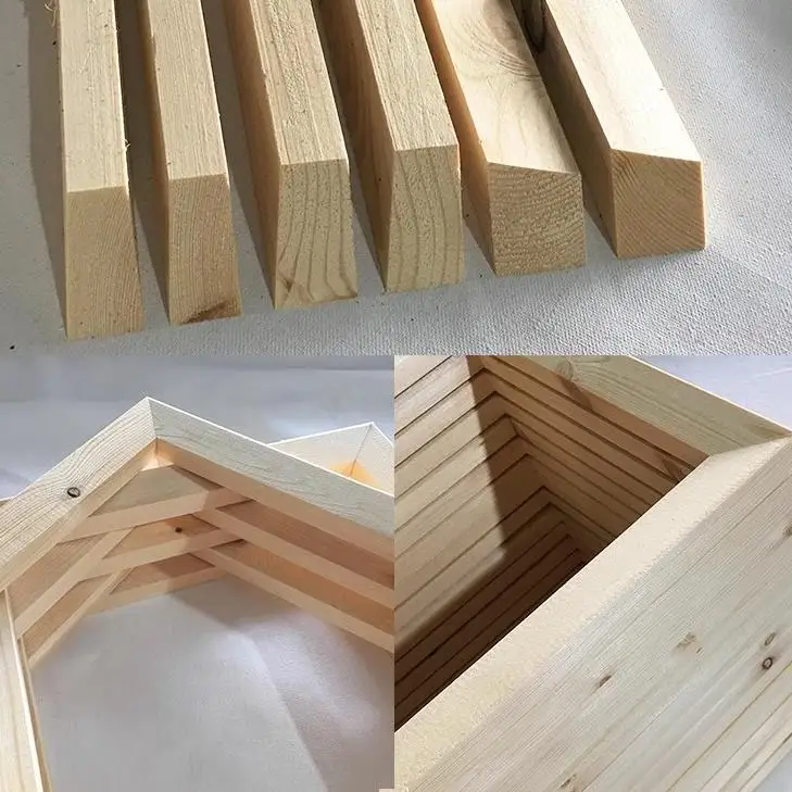 Tercel Art Canvas Wooden Frames Strip Stretcher Pine Wood Strips Bar Set for Painting Frames Strip