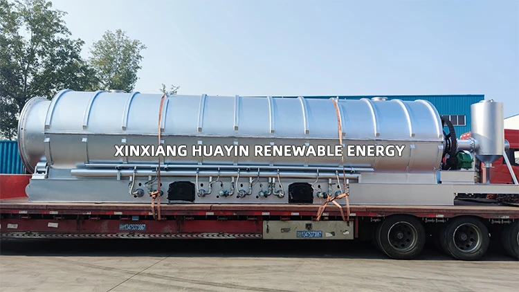 Fit in 40ft Container Pyrolysis Plant Installation for Processing Waste Plastic and Tires