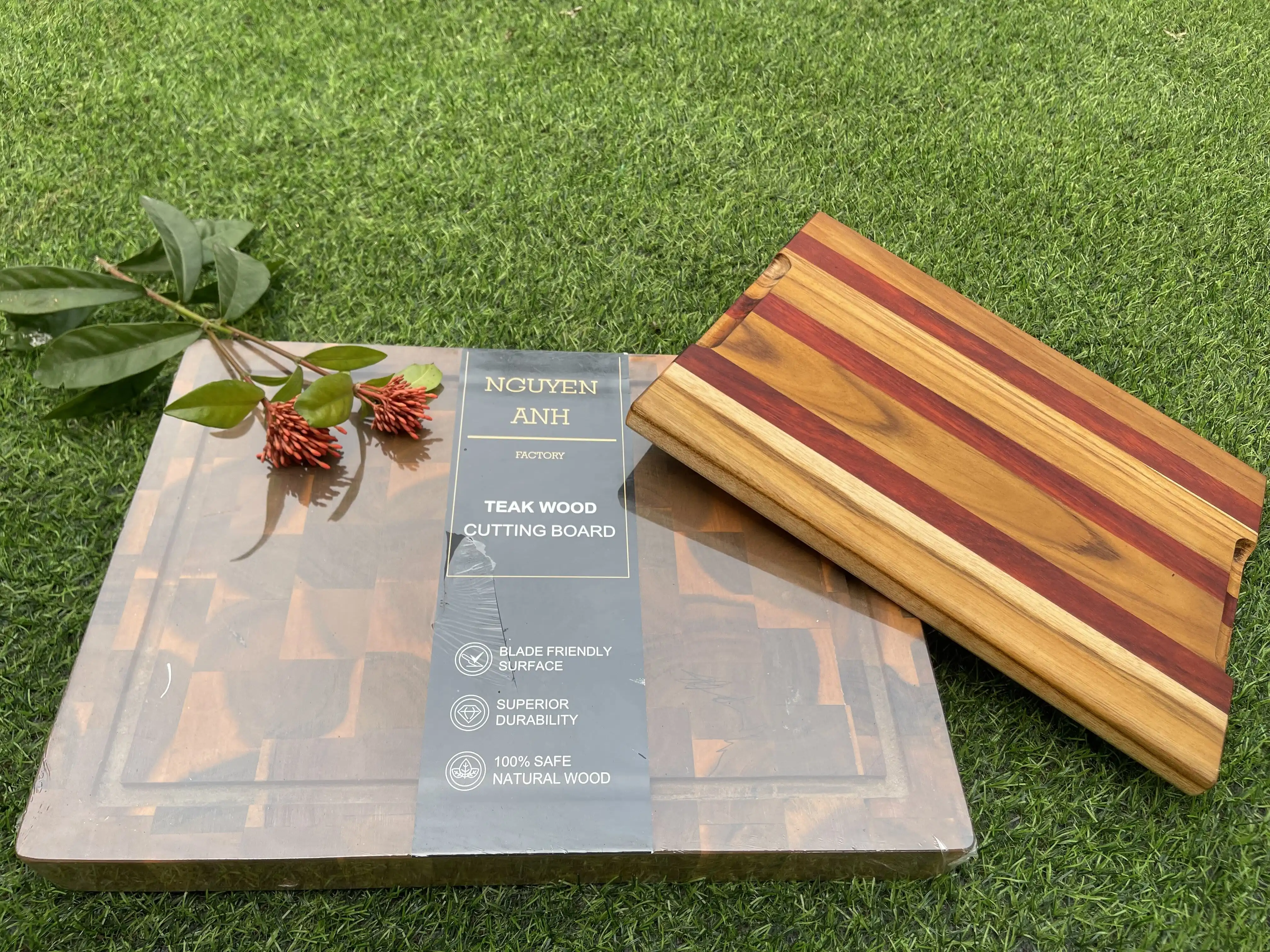 Extra Large Wood Cutting Board With Custom Logo Bamboo Chopping Board