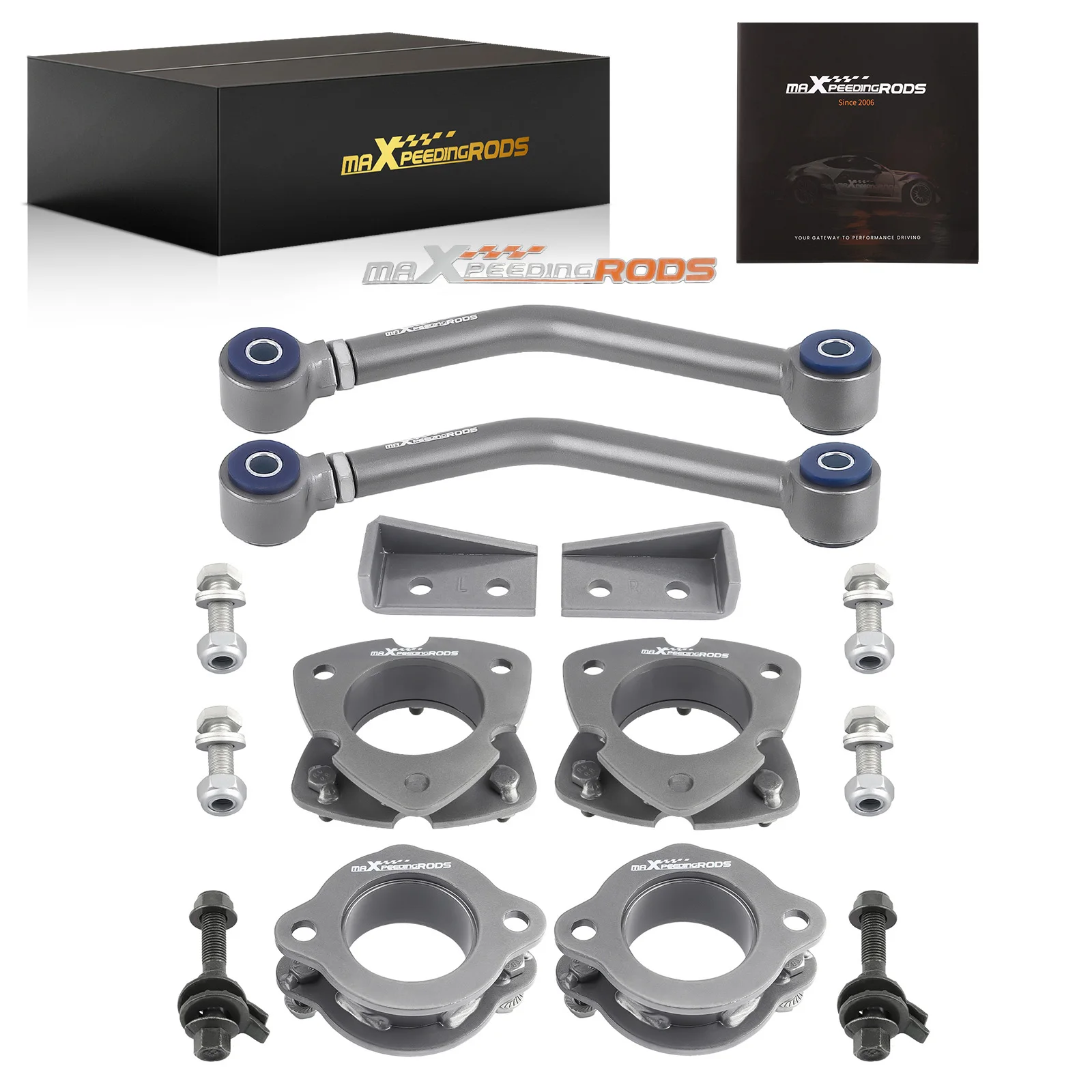 MaXpeedingrods 2" Front 2" Rear Leveling Lift Kit & Spacers for Jeep Patriot MK 2007-2017