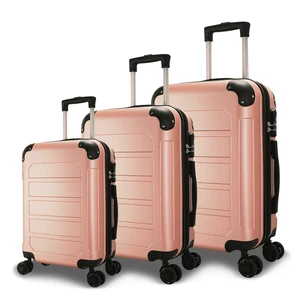 Unisex 360 Degree Universal Wheels Suitcase with TSA Lock ABS Material Spinner Caster