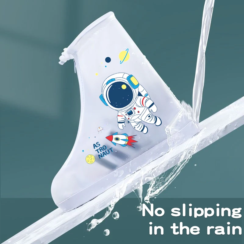 High Quality Custom Waterproof Over Shoe Cover Soft Breathable Rain Boot Non-Slip Insole for All Seasons Unisex