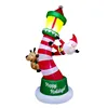 Modelo inflable navideño.