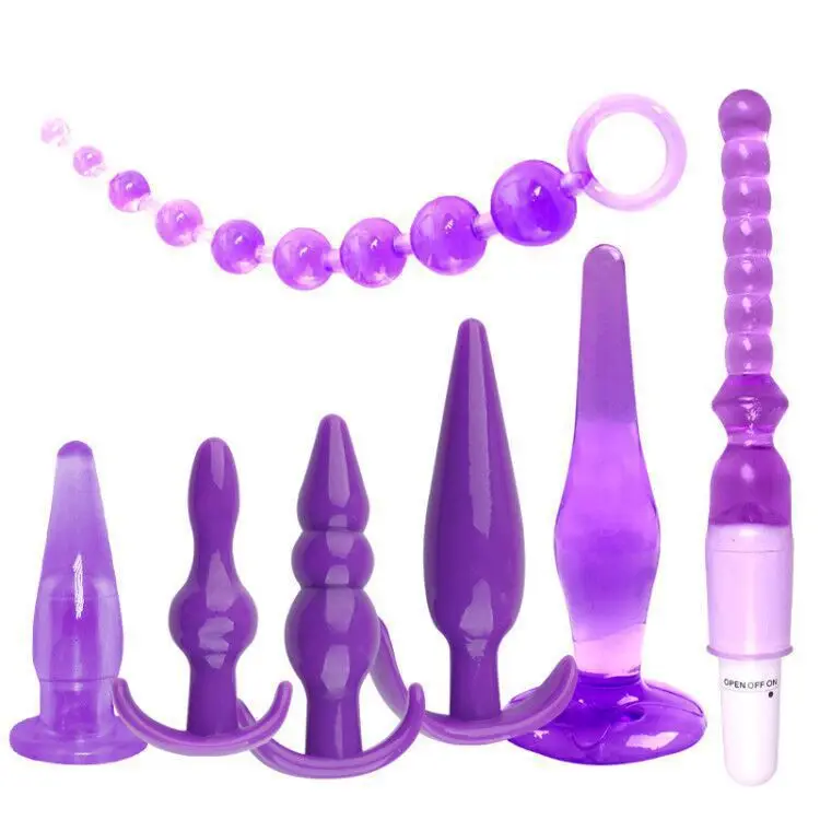 Male Masturbator Set - 1 Vibrator & 6 Anal Plugs | Premium Sex Toys for  Women, OEM & ODM Available, Discreet Packaging