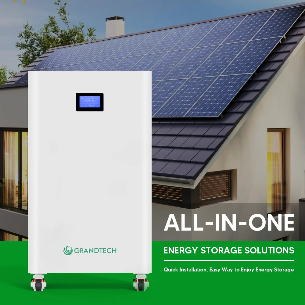 15kwh 20kwh 30kwh 48v 51.2V 200Ah 300Ah 400ah Wall Mounted Lifepo4 Energy for Powerwall Lithium Battery GRANDTECH Power