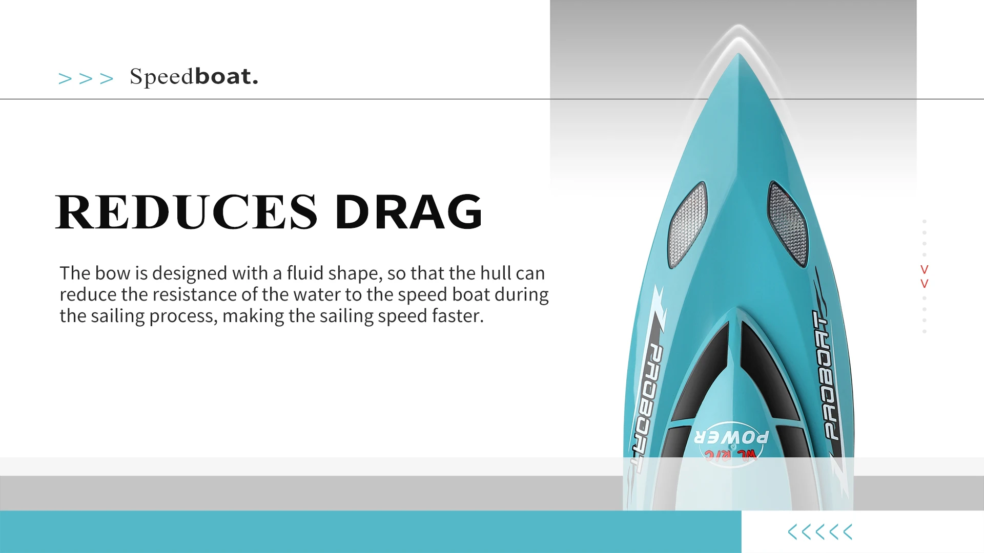 HOSHI WLTOYS WL911-A RC Boat Ship 2.4G RC Racing Boat Waterproof Model Electric Radio Remote Control RC Speedboat