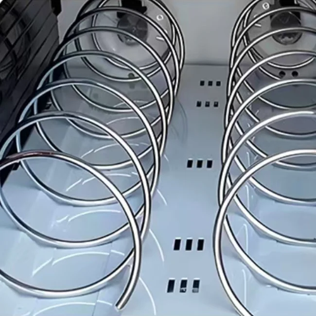 Factory Custom 3 5 10 Grids Beverage Bottle Spiral Spring 17.7 Inches OD66mm Vending Machine Motors Black Metal Coils Industrial