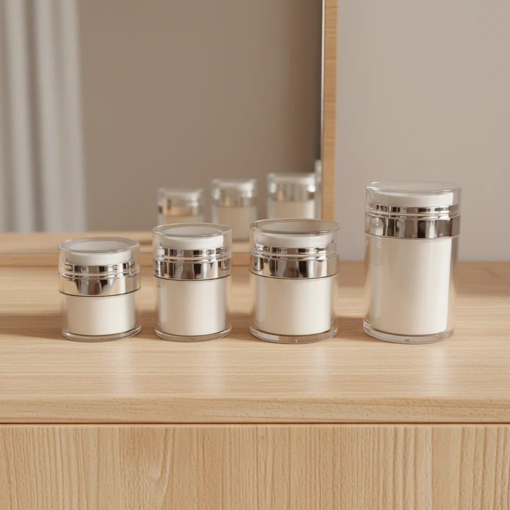Luxury Airless Cream Jar for Skincare - 15g to 100g