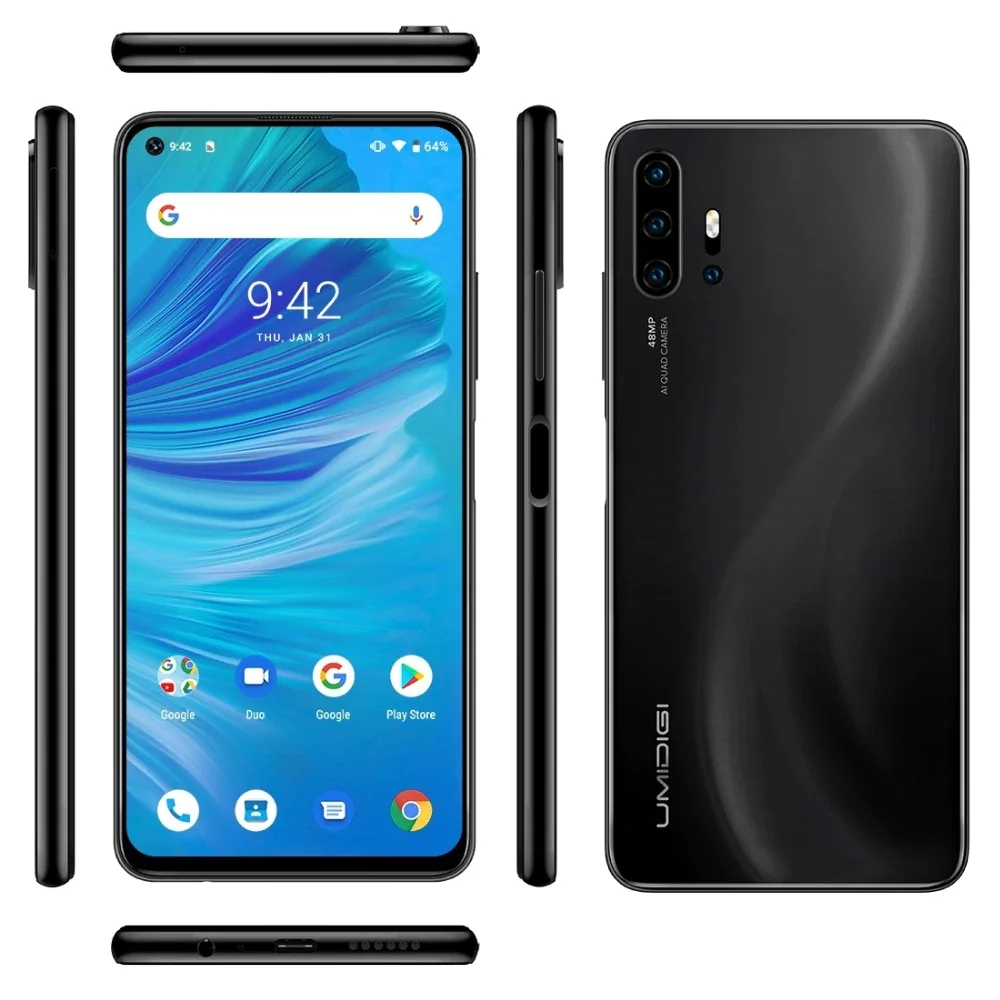 Hot Selling Umidigi F2 Android 10 Smartphone 6 53 Fhd Full View Display 6gb 128gb 5150mah 48mp Ai Camera 4g Mobile Phone Buy Umidigi F2 Umidigi 4g Mobile Phone Product On Alibaba Com