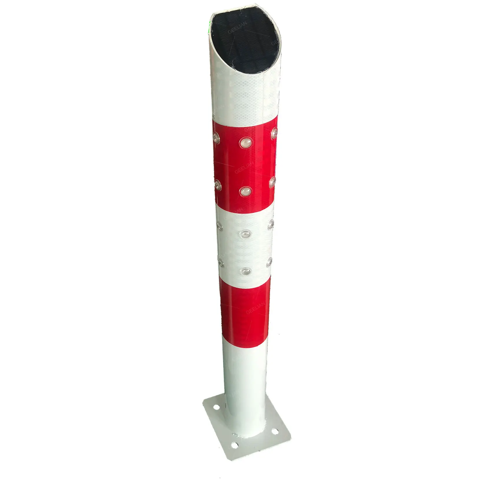 Reflective Traffic Delineator Parking Post Ground Mount Industrial 