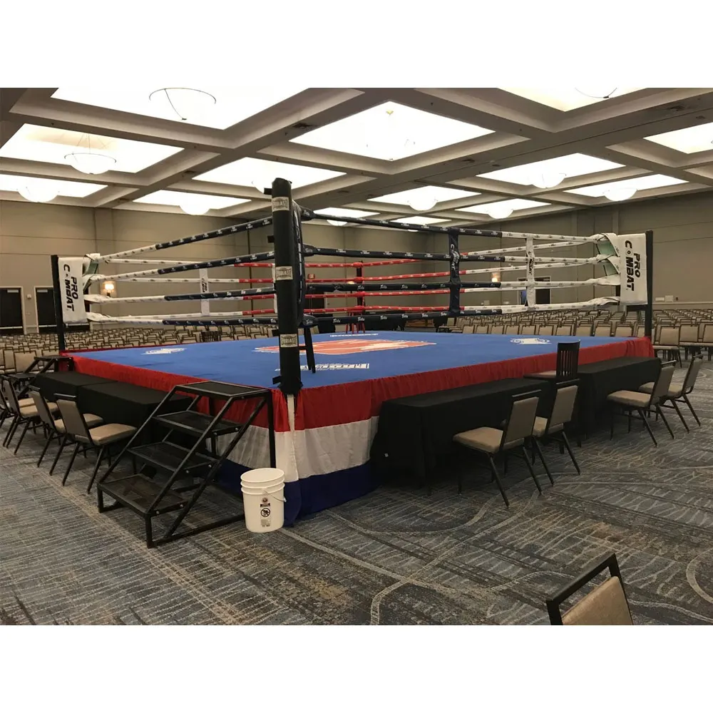 Custom Logo Boxing Ring Used for Boxing MMA Muay Thai Martial Arts
