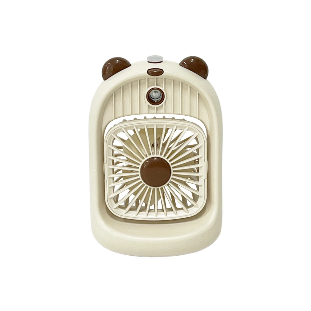 Mini Portable Air Cooler Humidifier With Fourth Gear Wind Portable Misting Fan for Summer for Outdoor Use Battery Power Source