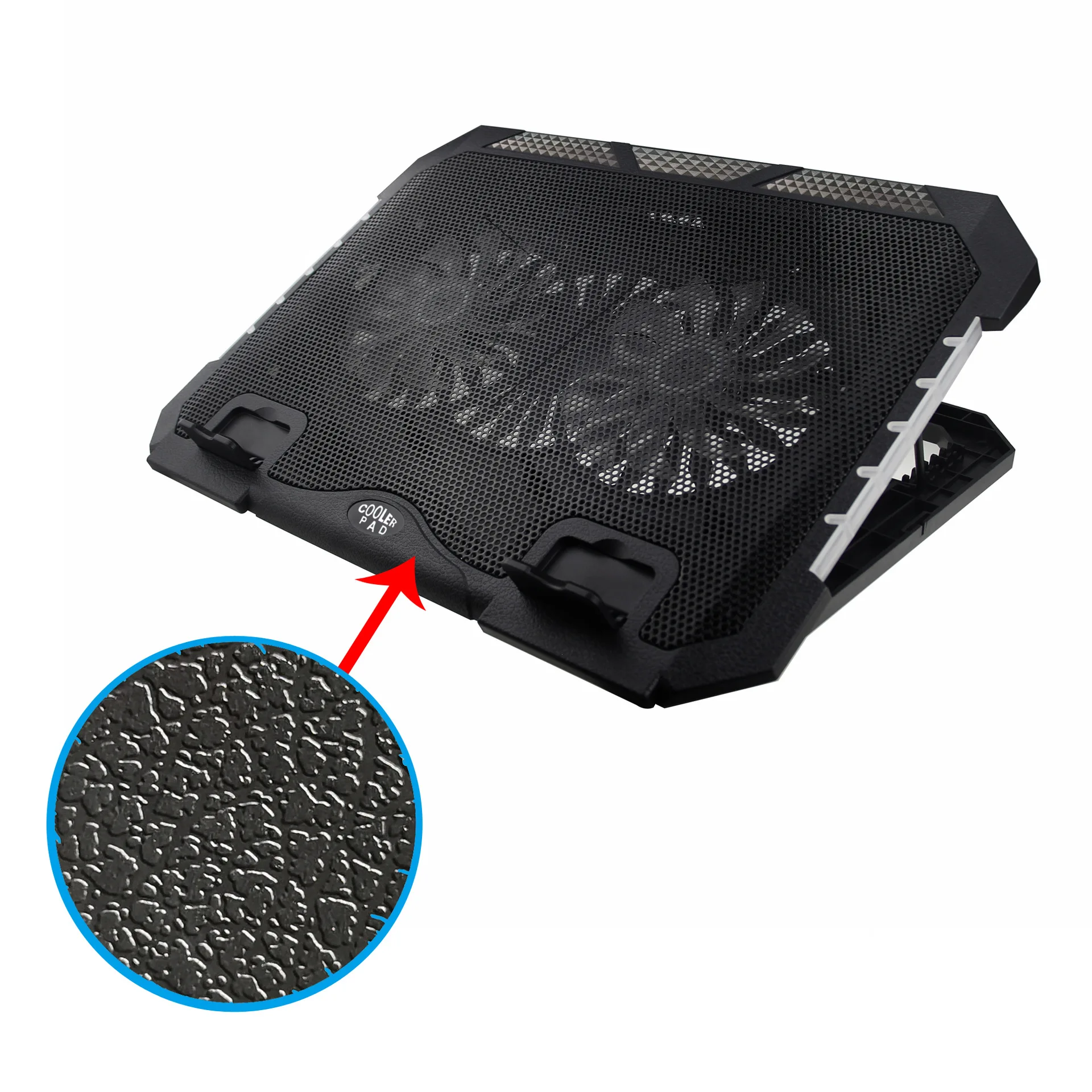 Охлаждающая подставка для ноутбука S900 с двумя вентиляторами и двумя USB-портами