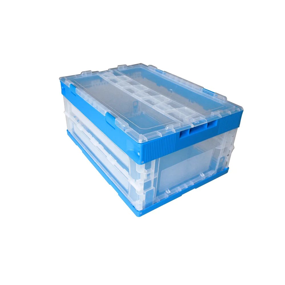 NEXARA Hot Sale PP 600*400*240mm collapsible crate for Warehouse