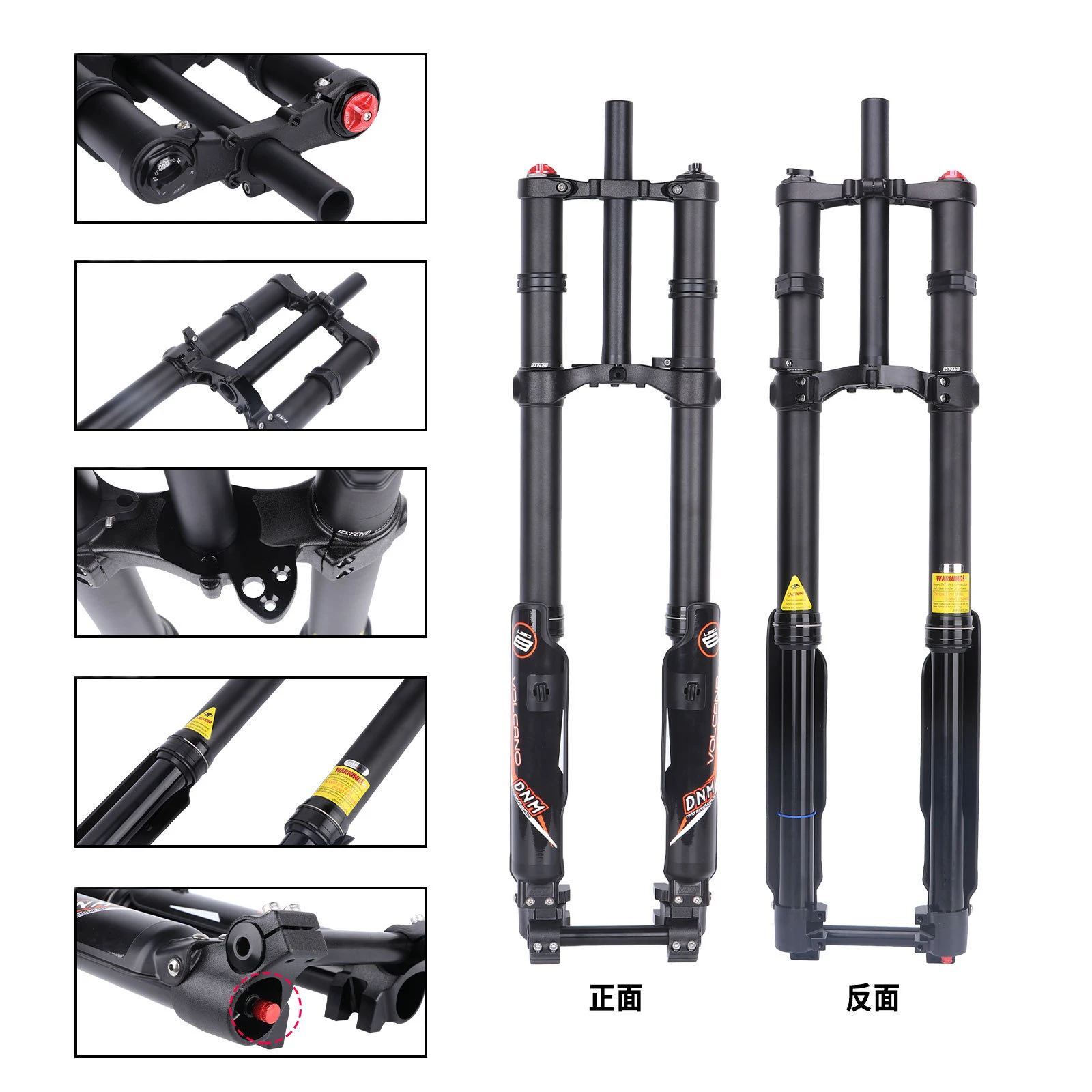 DNM USD-8S 8N Electric Motorcycle Double Shoulder Front Fork Enduro Bike  Front Fork Travel 203mm Mountain Bike DH FR